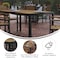 Flash Furniture Natural/Gray 55in x 31in Outdoor Patio Dining Table SB-TB269-NAT-GG - alternate 3